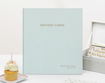 birthday card binder Amazon.com : SIMPLY RSB Greeting Card Organizer Kit | Premium Vegan Leather