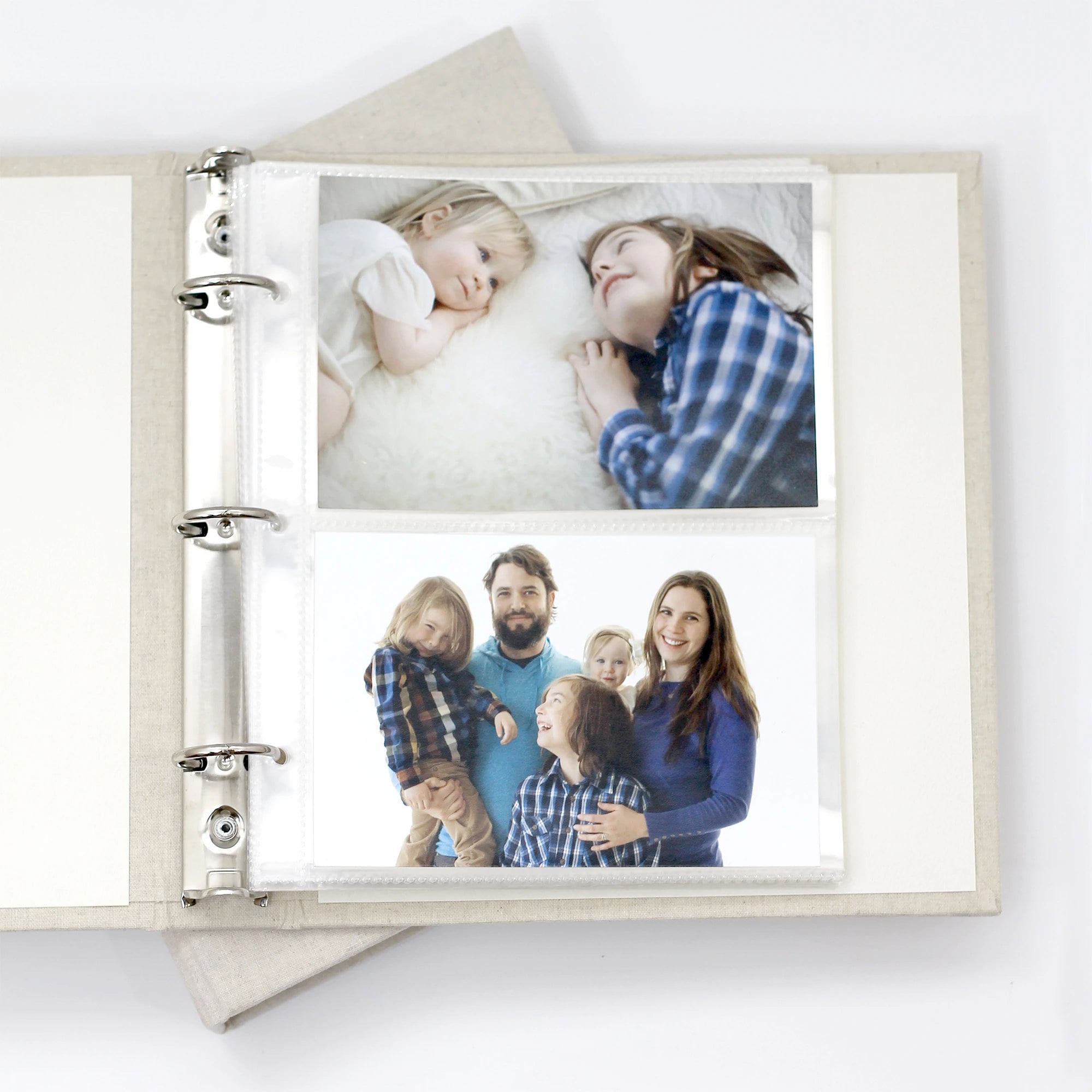 4x6 Photo Binder Sleeves 10 Sleeves per Pack for 40 4x6 Photos 