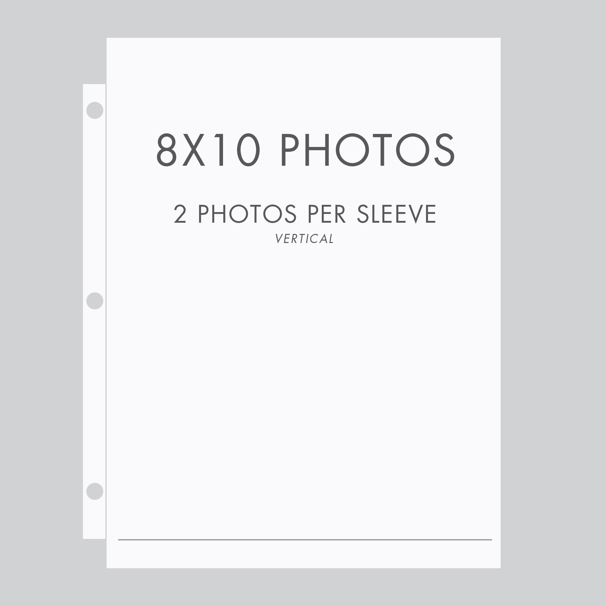 8x10 Photo Album With Photo Sleeves 