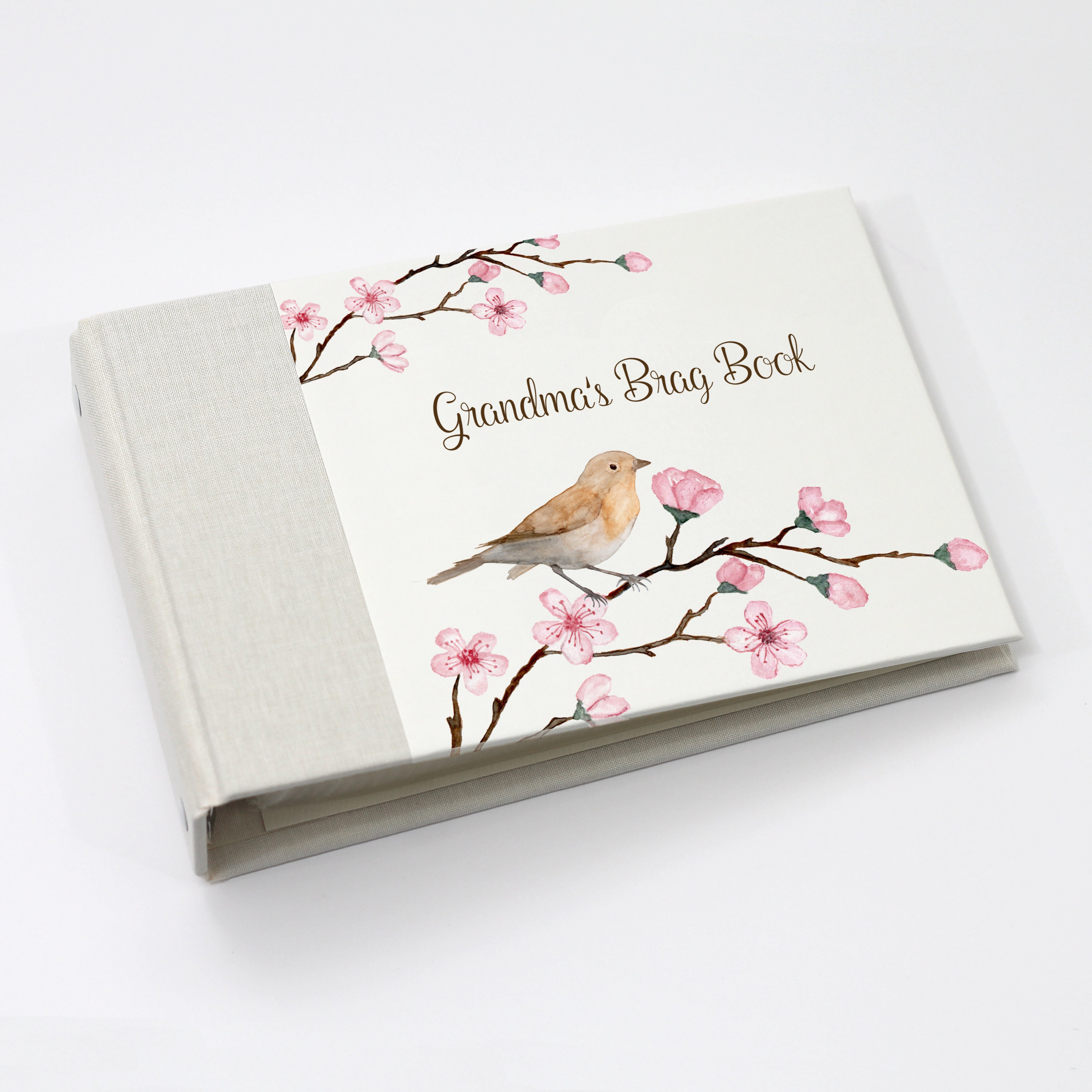 White Cotton Cards Nanna's Boasting Book - Tiny Blue Photo Album Holds 32 Photos (6x4 Cm) - Handmade UK Gift - View #14