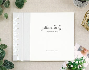 Anniversary Journal Wedding Gift Personalized First Paper Anniversary Gift Wedding Couple Engagement Gift Newlywed Bridal Shower Gift
