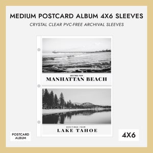 6x4 card sleeves BCW Topload Holder | Premium 4x6 Photo & Postcard | Open Long Side | Rigid PVC Protection | 25 Pack loved postcard collection 25 1 Pack Ultra PRO