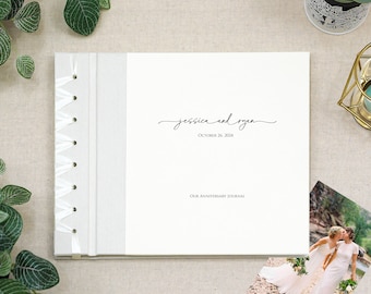 Anniversary Journal Wedding Gift Personalized First Paper Anniversary Gift Wedding Couple Engagement Gift Newlywed Bridal Shower Gift