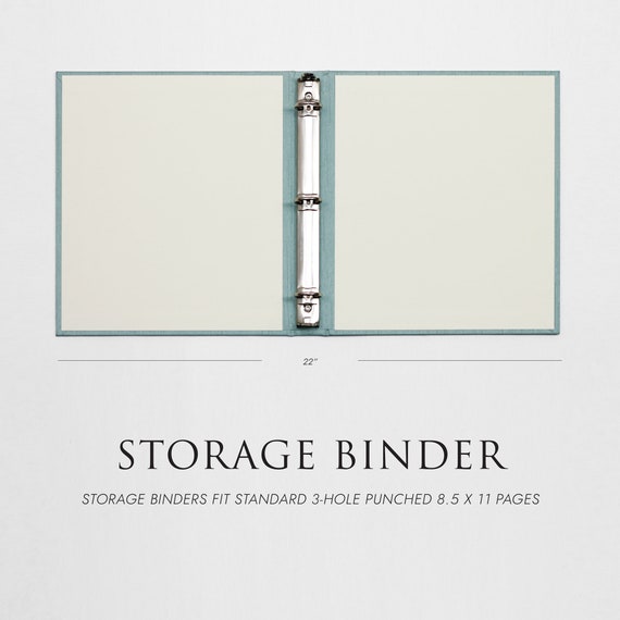 Storage Binder for Photos or Documents with Ballet Pink Cotton Cover - Rag  & Bone Bindery