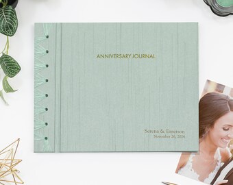 Anniversary Journal Wedding Gift Personalized First Paper Anniversary Gift Wedding Couple Engagement Gift Newlywed Bridal Shower Gift