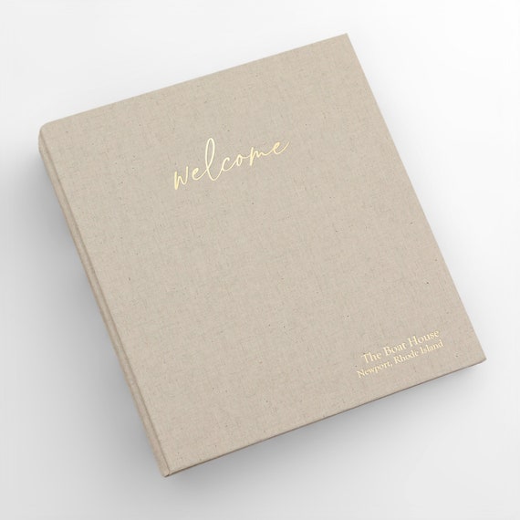 Medium Postcard Album | Cover: Misty Blue Silk | Available Personalized