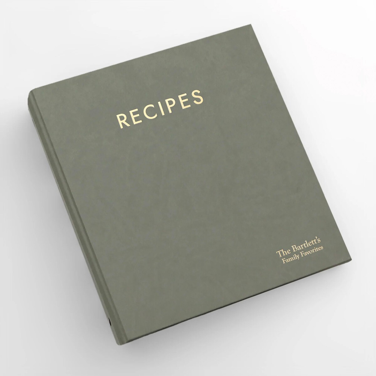 Personalized Recipe Journal With Moss Vegan Leather Personalized Gift Custom Cookbook Family Recipes Gift for Chefs & Home Cooks - Etsy