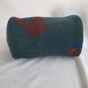 Vintage Pendleton High Grade Western Wear Wool Bag Travel Pouch Cosmetic Case image 14