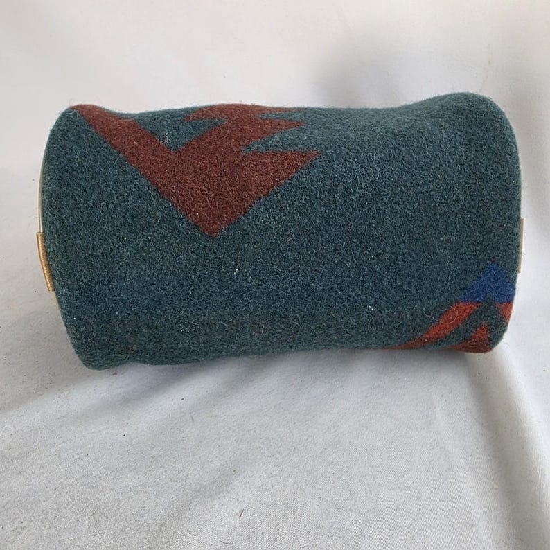 Vintage Pendleton High Grade Western Wear Wool Bag Travel Pouch Cosmetic Case image 14
