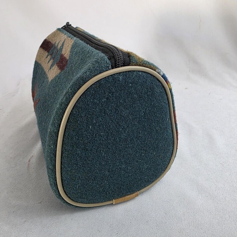 Vintage Pendleton High Grade Western Wear Wool Bag Travel Pouch Cosmetic Case image 8
