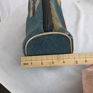 Vintage Pendleton High Grade Western Wear Wool Bag Travel Pouch Cosmetic Case image 10