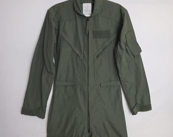 VTG Military CWU-27/P Flyers Coverall Flight Suit Type 1 Class 1 Sage Green 36L