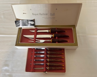 Vintage Mid-Century Regent Sheffield Cutlery Set