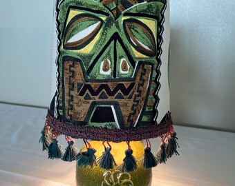1950s Tiki Vibe Accent Lamp