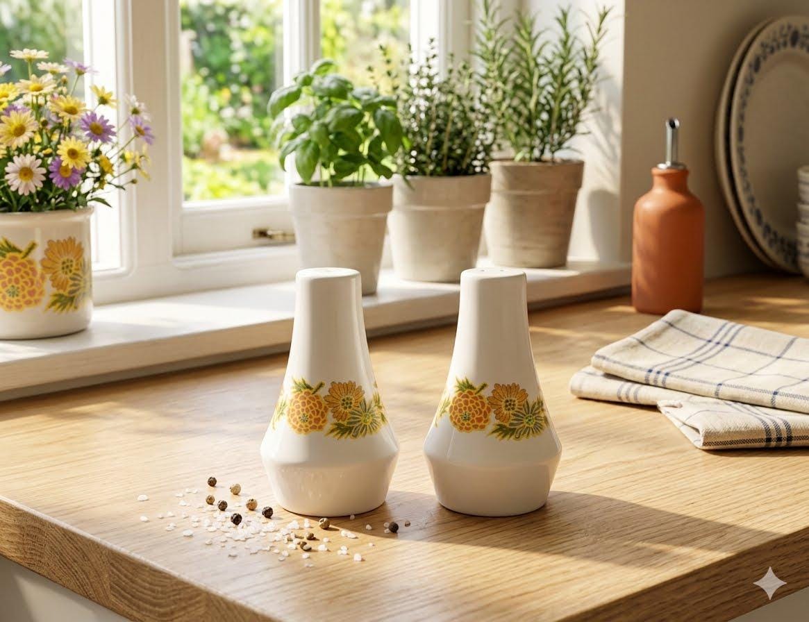 Salt and Pepper Shakers Noritake - Etsy