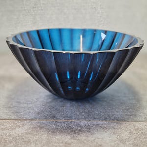Cobalt Crystal Bowl - Etsy
