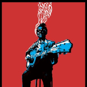 Lightnin’ Hopkins Mojo Hand 11X17 Signed Print