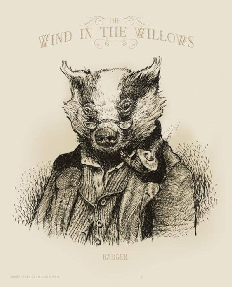 Wind in the Willows Set 8X10 Signed Prints - Etsy