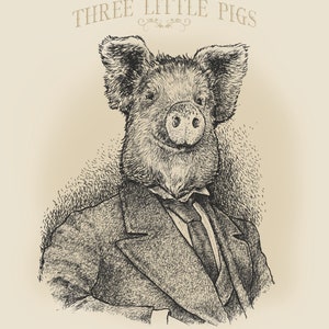August Pig, Brick Merchant. 8X10 Signed Print - Etsy