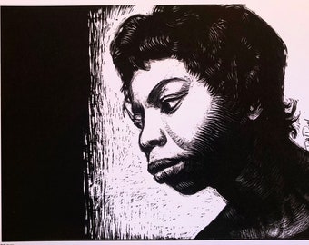 Nina Simone 8X10 Signed Print