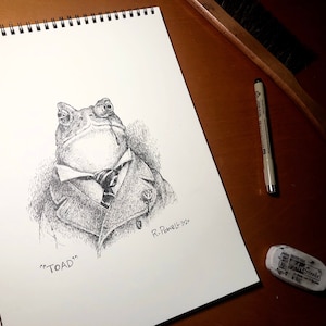 Mr. Toad, 8X10 Signed Print on Heavy Stock Paper. - Etsy