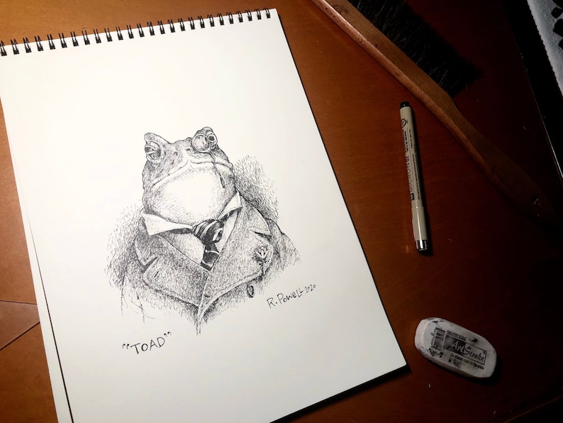 Mr. Toad 8X10 Signed Print on Heavy Stock Paper. - Etsy