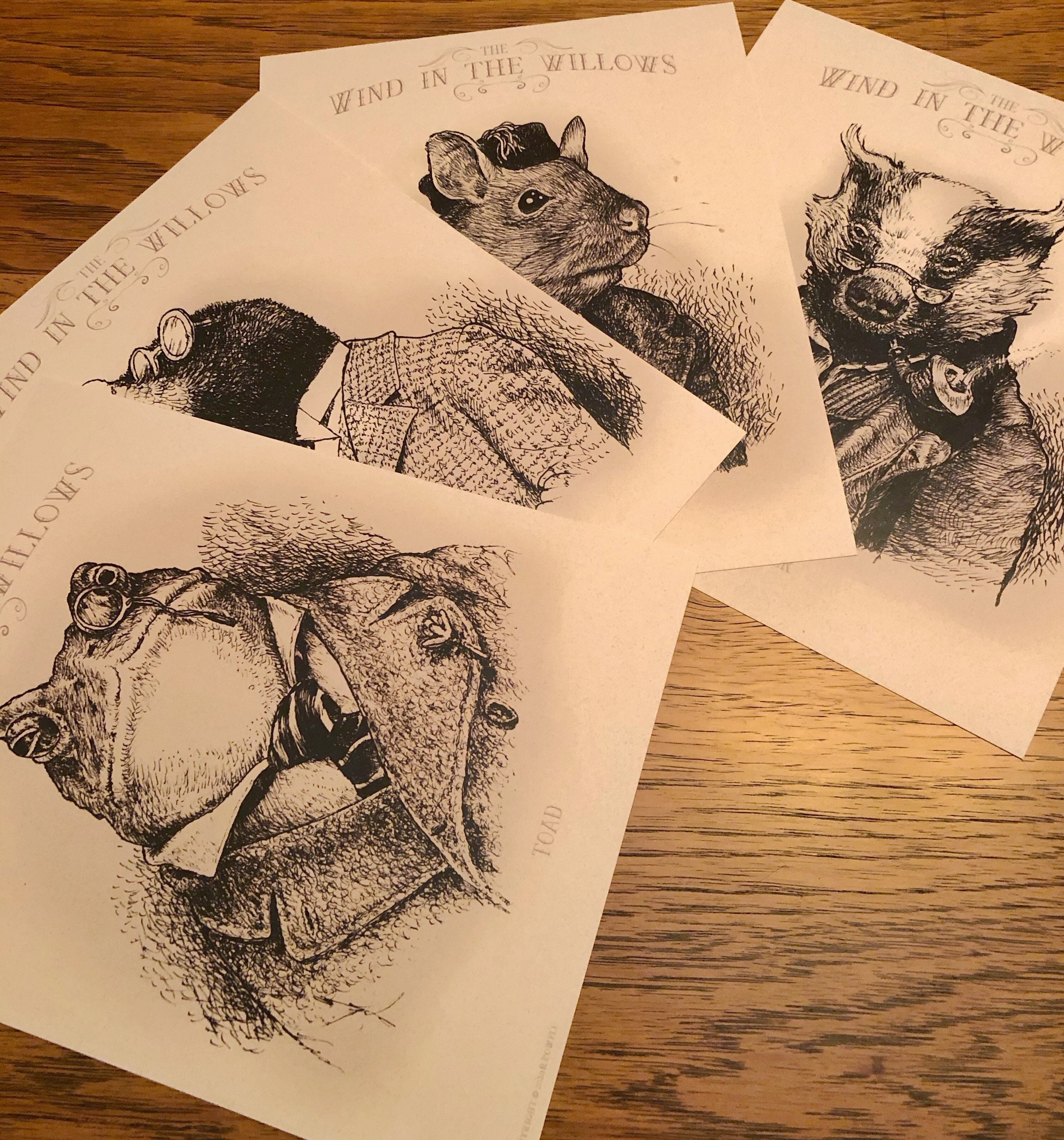 Wind in the Willows Set 8X10 Signed Prints - Etsy