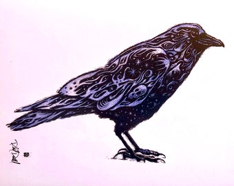 Crow 8X10 Signed Print