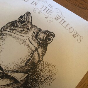 Mr. Toad, 8X10 Signed Print on Heavy Stock Paper. - Etsy