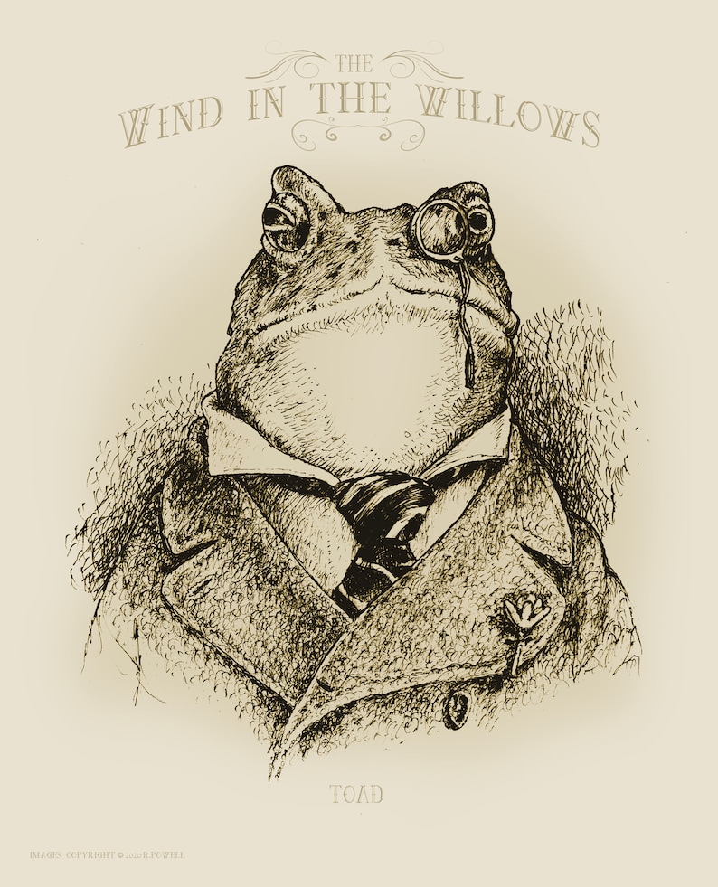 Mr. Toad 8X10 Signed Print on Heavy Stock Paper. - Etsy