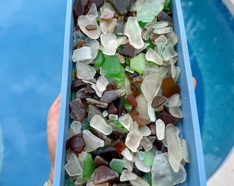 Autentico vetro marino delle Hawaii: vetro da spiaggia naturalmente levigato dall'oceano