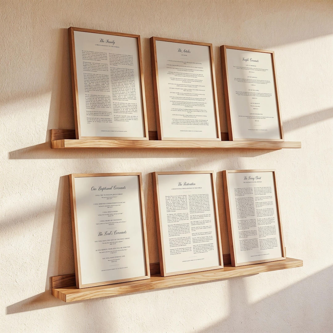 PROCLAMATION BUNDLE: Family, Restoration, Living Christ, Articles of ...