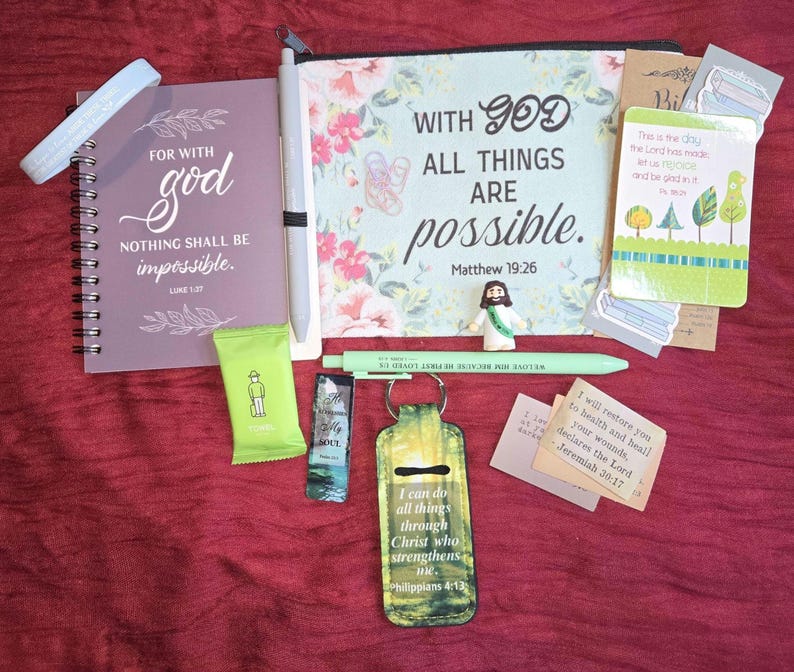 Bible grab bags- Christian stationary gift sets image 1