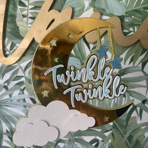 Twinkle twinkle little star cake topper