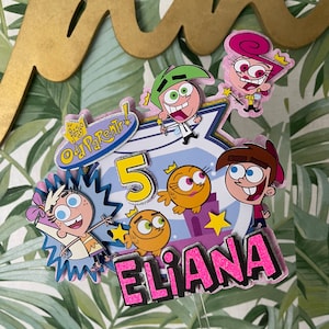 Fairly odd parents cake topper