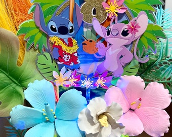 Tropical Hawaiian Cake Topper