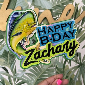 Mahi mahi / dolphin fishing topper