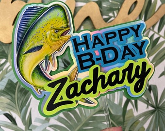 Mahi mahi / dolphin fishing topper