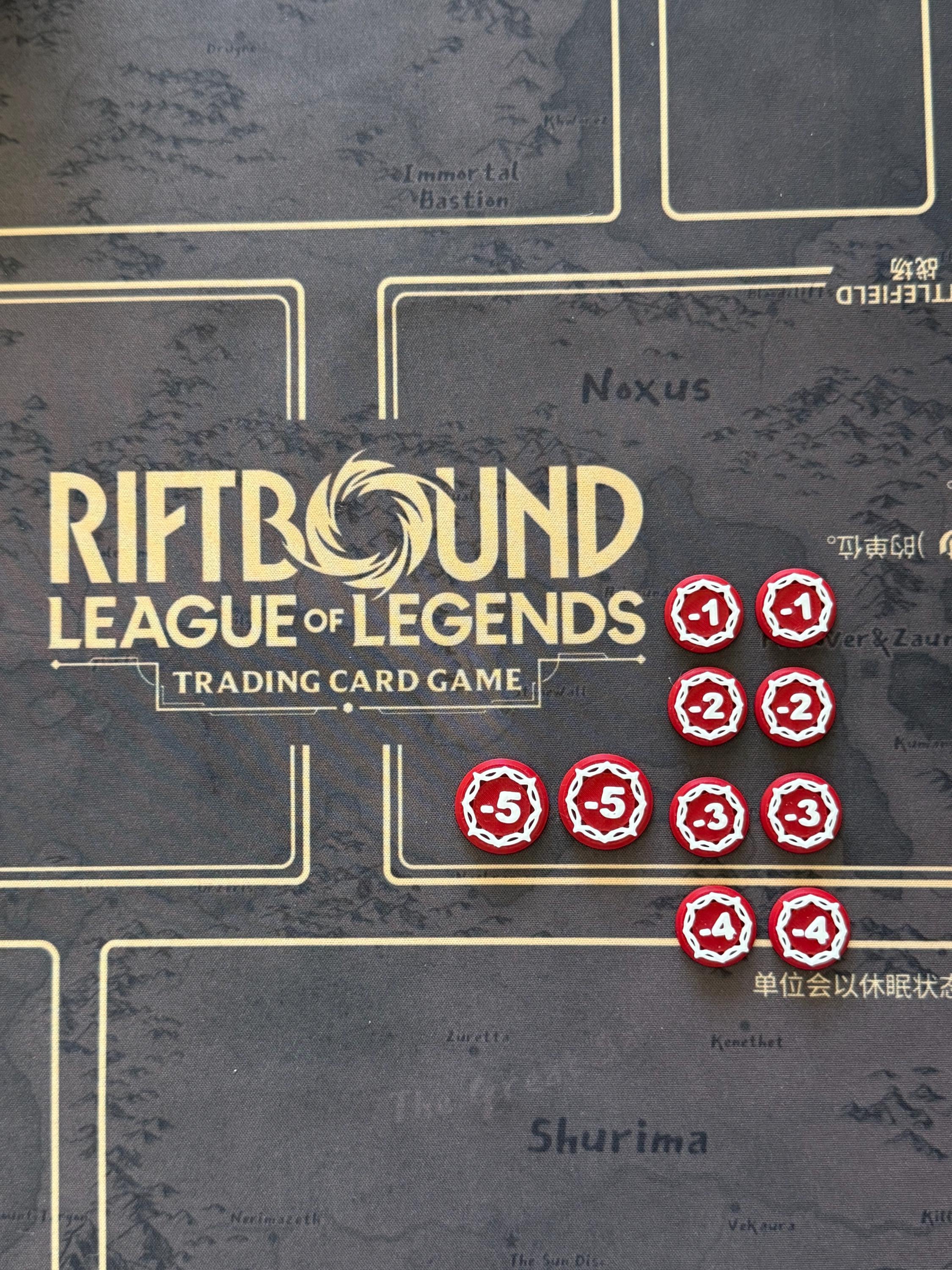 Riftbound: TCG Tokens | All Keywords and Might Indicators | 3D Printed ...