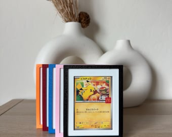 Marco para tarjetas coleccionables Toploader. ¡5 colores disponibles! / Para colgar en la pared o exhibir sobre una mesa / Soporte para tarjetas Pokémon / Regalos para coleccionistas