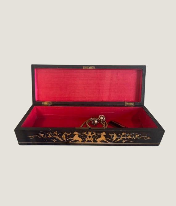 Vintage Sorrento Inlaid Wood Box – Italian Marquetry Jewelry Box