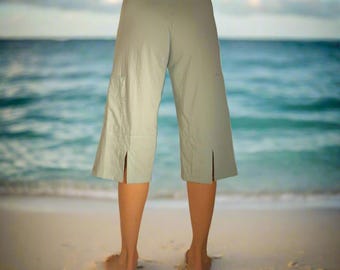 Seafoam Tencel Bliss-broek, sportkleding voor dames, korte lengte
