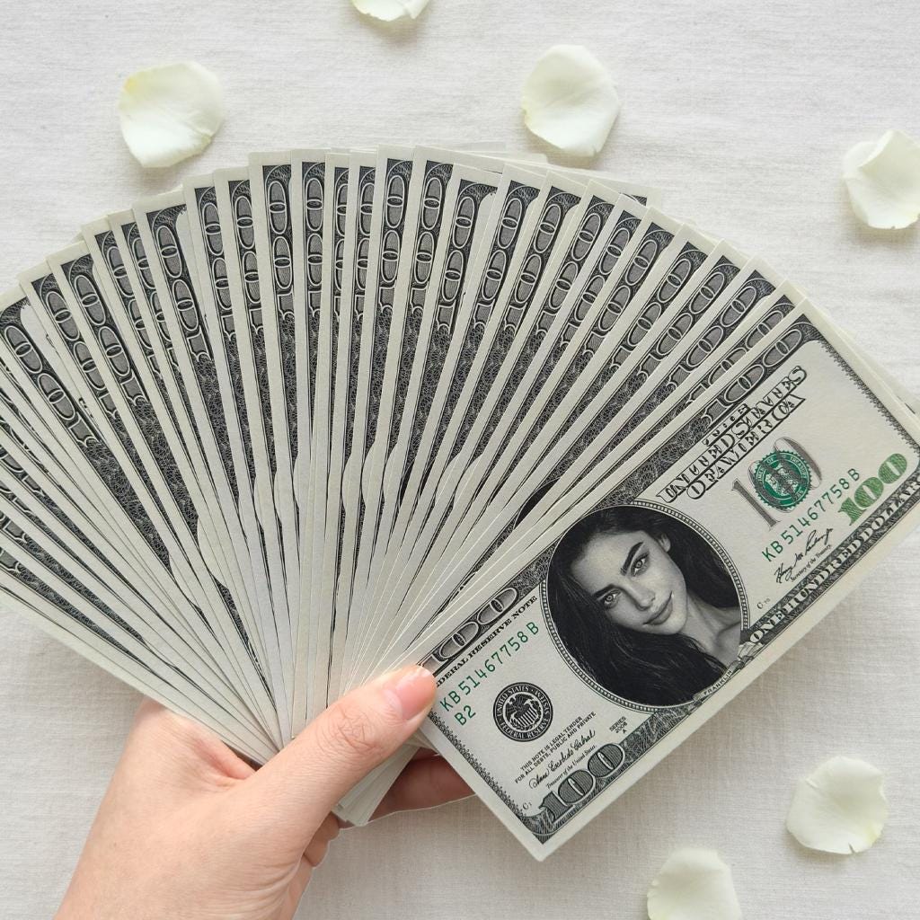 Dollar bill frame - Etsy 日本