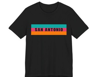 San Antonio Stripe Tee | Texas Graphic T-Shirt | Retro City Streetwear