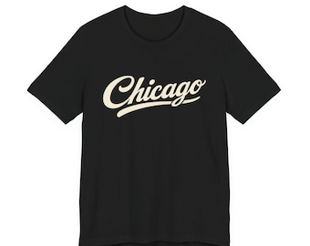 Chicago Cursive Streetwear T-Shirt | Windy City Minimal Tee