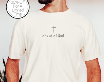Camiseta cristiana "Hijo de Dios", camiseta de identidad de fe.