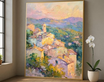 掛け軸 - ヴィンテージ 日本の墨絵 風景画 山の景色 掛軸 サイン入り