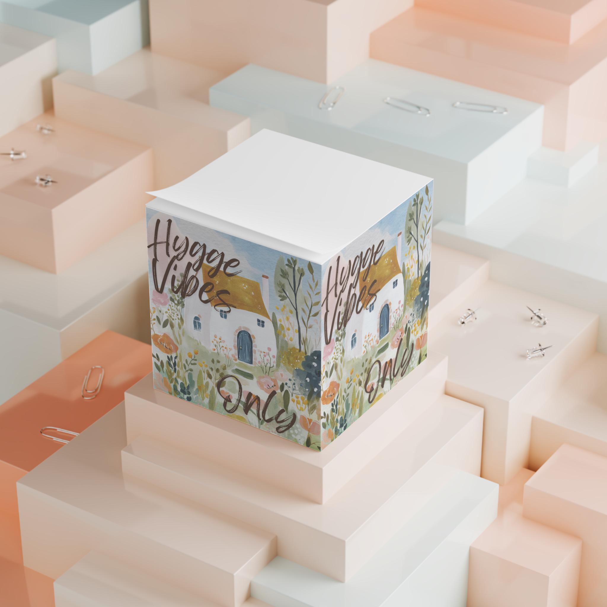 Cottagecore Sticky Notes, Note Cube | Cozy Watercolor To-do List Post ...