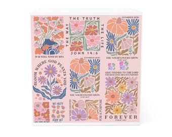 Bible Verse Sticky Notes Note Cube | Christian Scripture Stationery