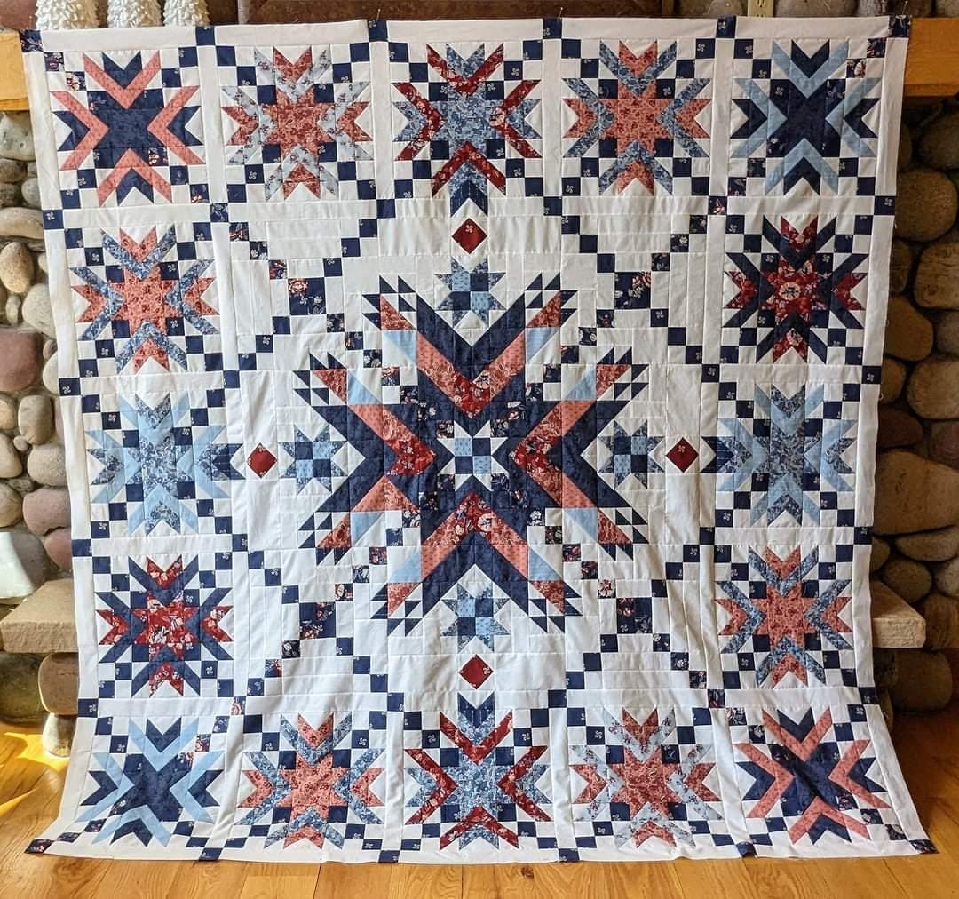 Quilt Fabric Kit - Star Spangled - Stitches and Stripes Collection - 18 ...